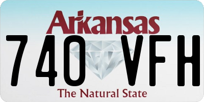 AR license plate 740VFH