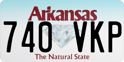 AR license plate 740VKP
