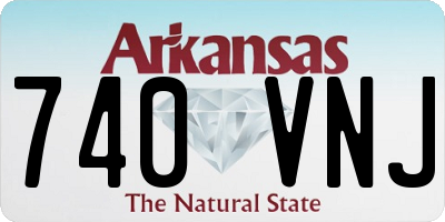 AR license plate 740VNJ