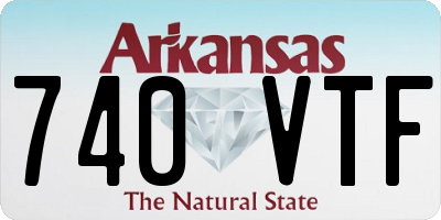 AR license plate 740VTF
