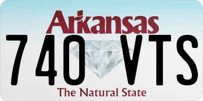 AR license plate 740VTS