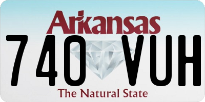AR license plate 740VUH