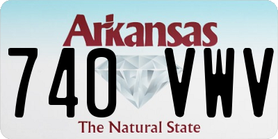 AR license plate 740VWV