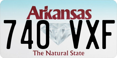 AR license plate 740VXF