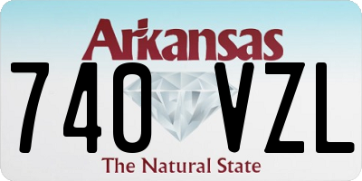 AR license plate 740VZL