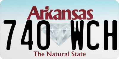 AR license plate 740WCH