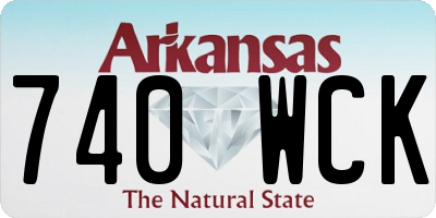 AR license plate 740WCK