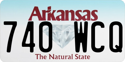 AR license plate 740WCQ