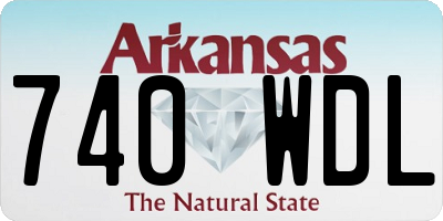 AR license plate 740WDL