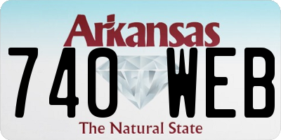 AR license plate 740WEB