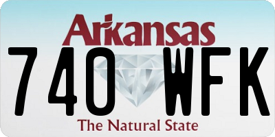 AR license plate 740WFK
