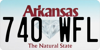 AR license plate 740WFL