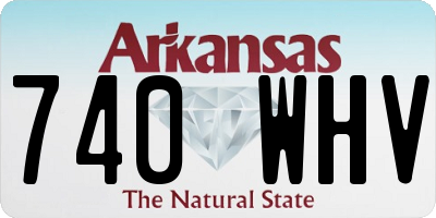 AR license plate 740WHV