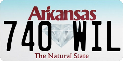 AR license plate 740WIL