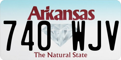 AR license plate 740WJV