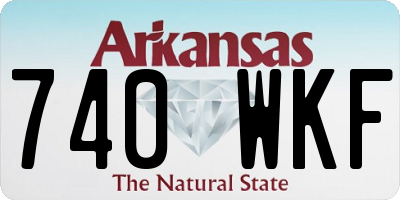 AR license plate 740WKF