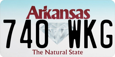 AR license plate 740WKG