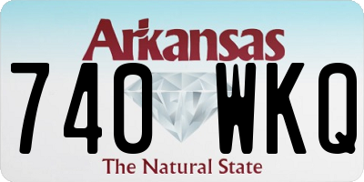 AR license plate 740WKQ