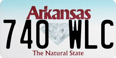 AR license plate 740WLC