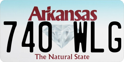 AR license plate 740WLG