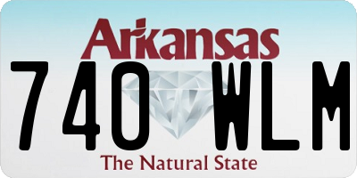 AR license plate 740WLM