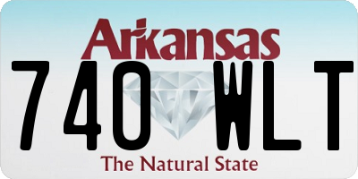AR license plate 740WLT