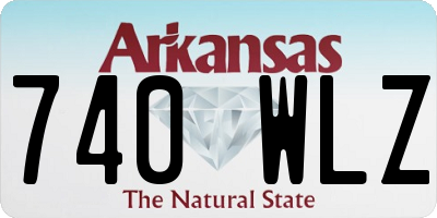 AR license plate 740WLZ