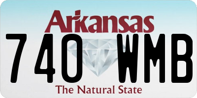 AR license plate 740WMB