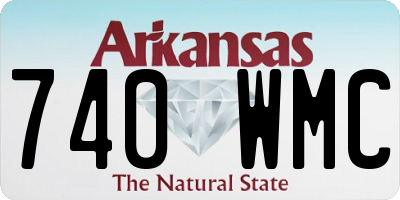 AR license plate 740WMC
