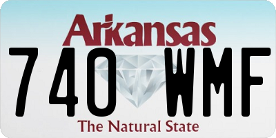 AR license plate 740WMF