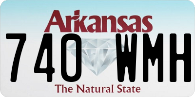 AR license plate 740WMH