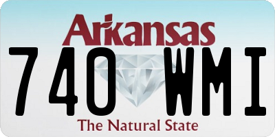 AR license plate 740WMI