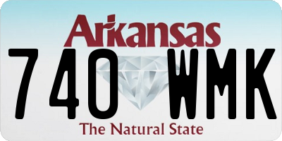 AR license plate 740WMK