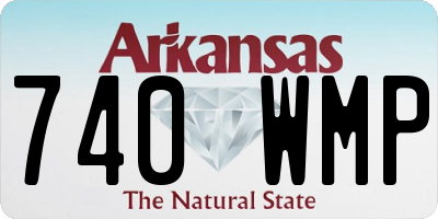 AR license plate 740WMP