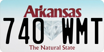 AR license plate 740WMT