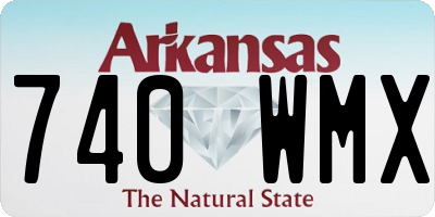 AR license plate 740WMX