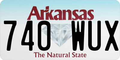 AR license plate 740WUX