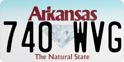 AR license plate 740WVG