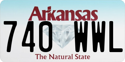 AR license plate 740WWL