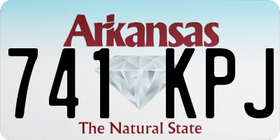 AR license plate 741KPJ