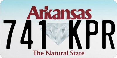 AR license plate 741KPR