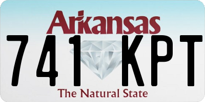 AR license plate 741KPT