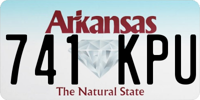 AR license plate 741KPU