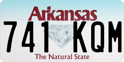 AR license plate 741KQM