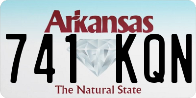 AR license plate 741KQN