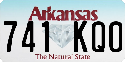 AR license plate 741KQO