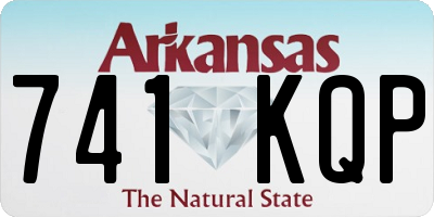 AR license plate 741KQP