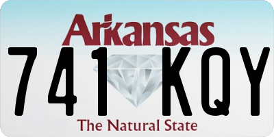 AR license plate 741KQY