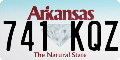 AR license plate 741KQZ