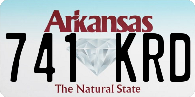 AR license plate 741KRD